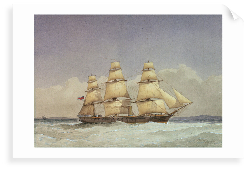 HMS 'Volage' by William Frederick Mitchell