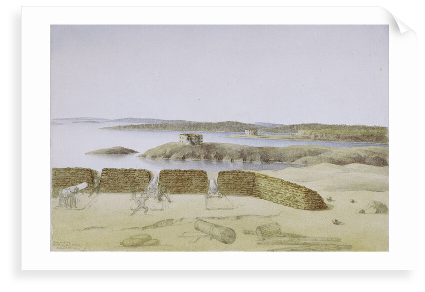 Bomarsund, Breaching Fort Nottick, August 18th '54 by Col. Durnford