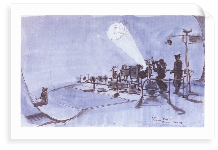 Dome teacher, HMS 'Europa' by Herbert Hastings McWilliams