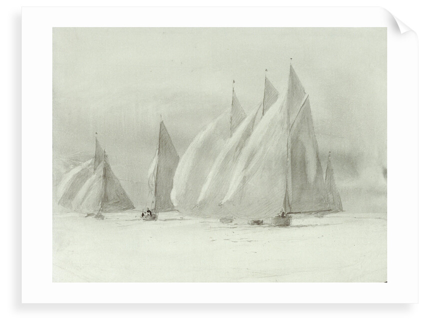 Big yachts by William Lionel Wyllie