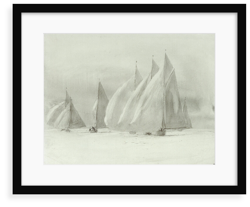 Big yachts by William Lionel Wyllie