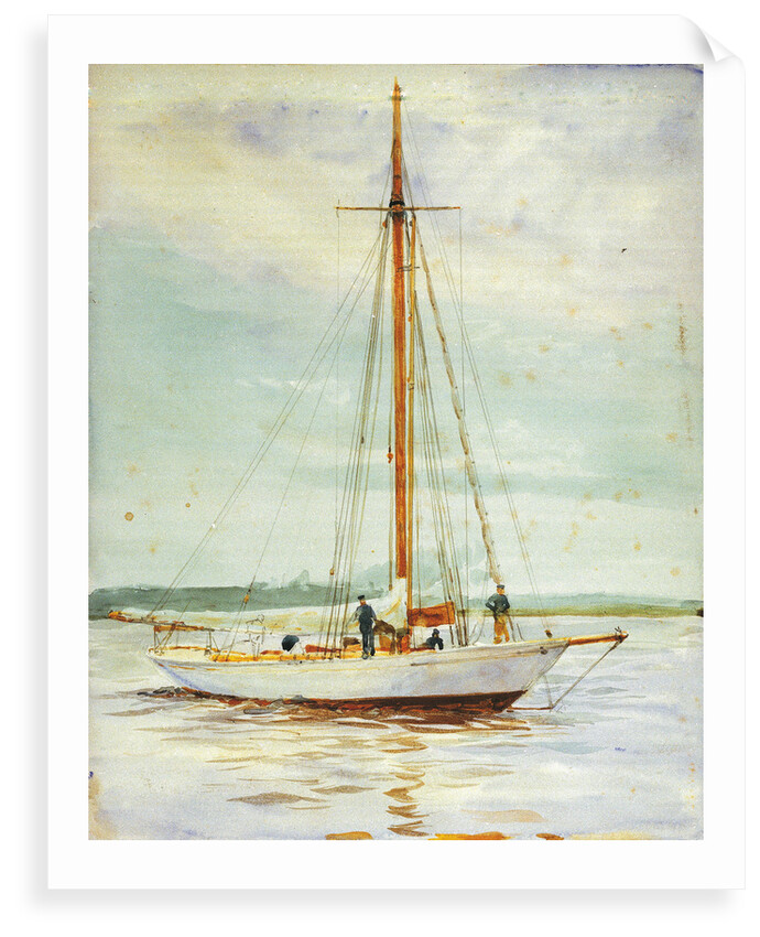 Study of a yacht by William Lionel Wyllie