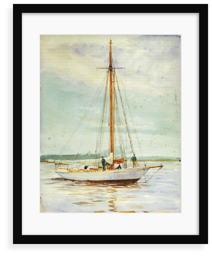 Study of a yacht by William Lionel Wyllie