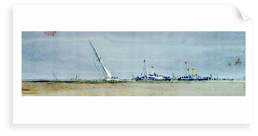 Racing, Thames by William Lionel Wyllie