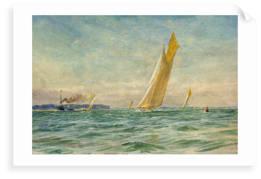 Westward schooner by William Lionel Wyllie