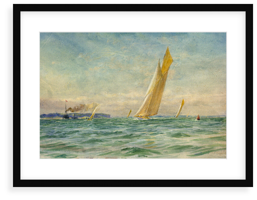 Westward schooner by William Lionel Wyllie