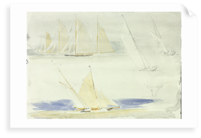 Yachts, Cowes by William Lionel Wyllie