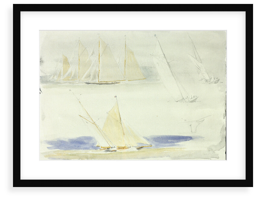 Yachts, Cowes by William Lionel Wyllie