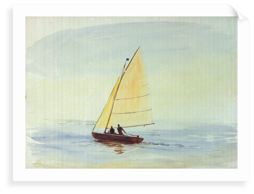 Sailing dinghy by William Lionel Wyllie