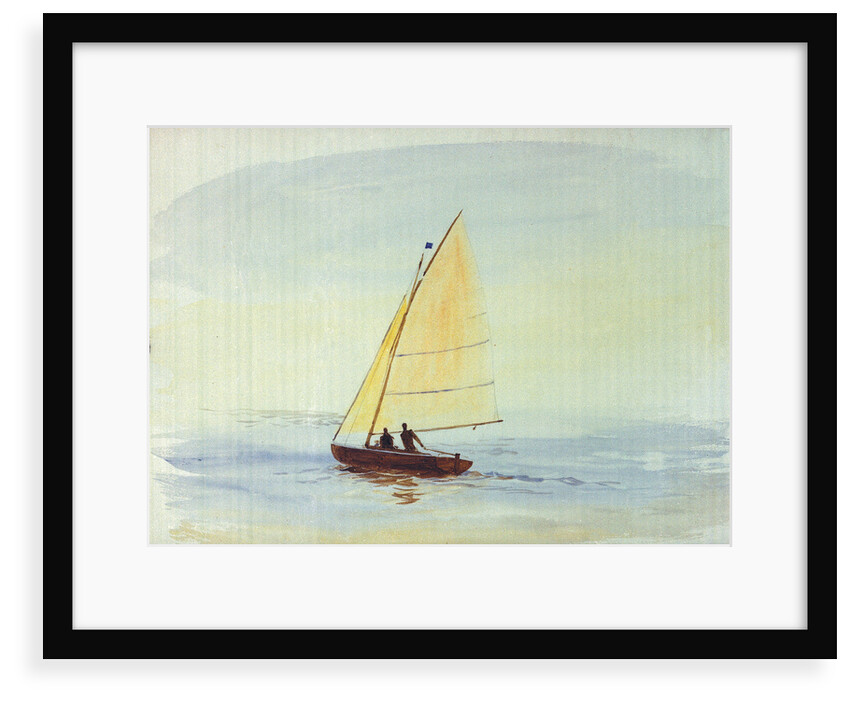 Sailing dinghy by William Lionel Wyllie