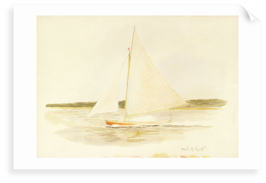 Sailing dinghy Maid of Kent by William Lionel Wyllie