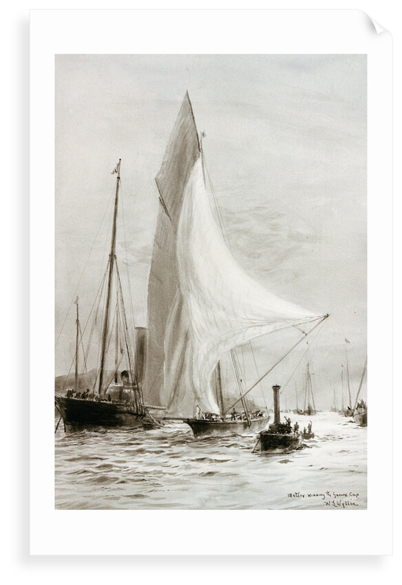 Meteor winning the Queens Cup by William Lionel Wyllie