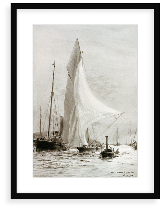 Meteor winning the Queens Cup by William Lionel Wyllie