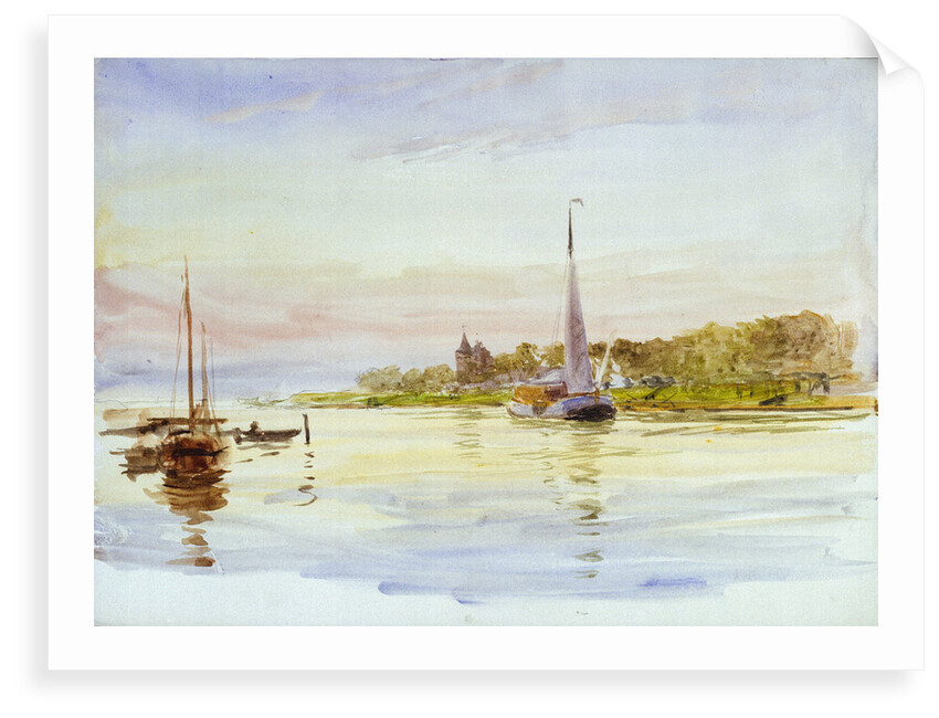 Unidentified marine scene by William Lionel Wyllie