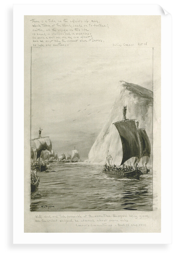 Roman galleys by William Lionel Wyllie