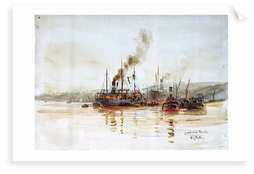 Limehouse reach by William Lionel Wyllie