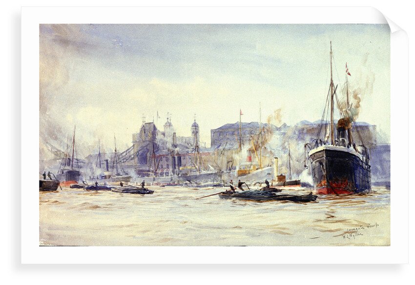Irongate wharf by William Lionel Wyllie