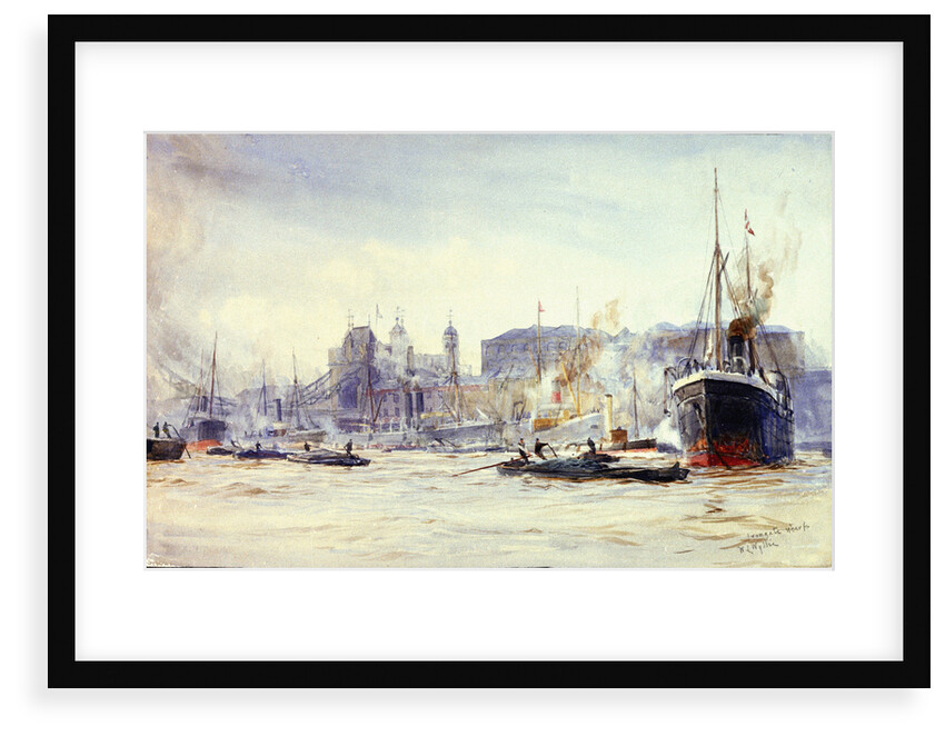 Irongate wharf by William Lionel Wyllie