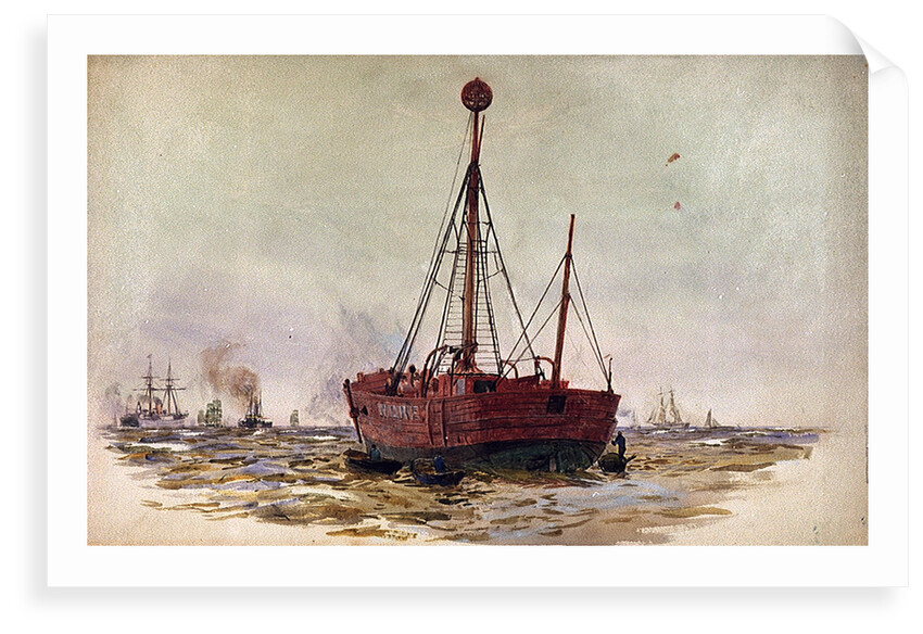 Nore Light ship by William Lionel Wyllie