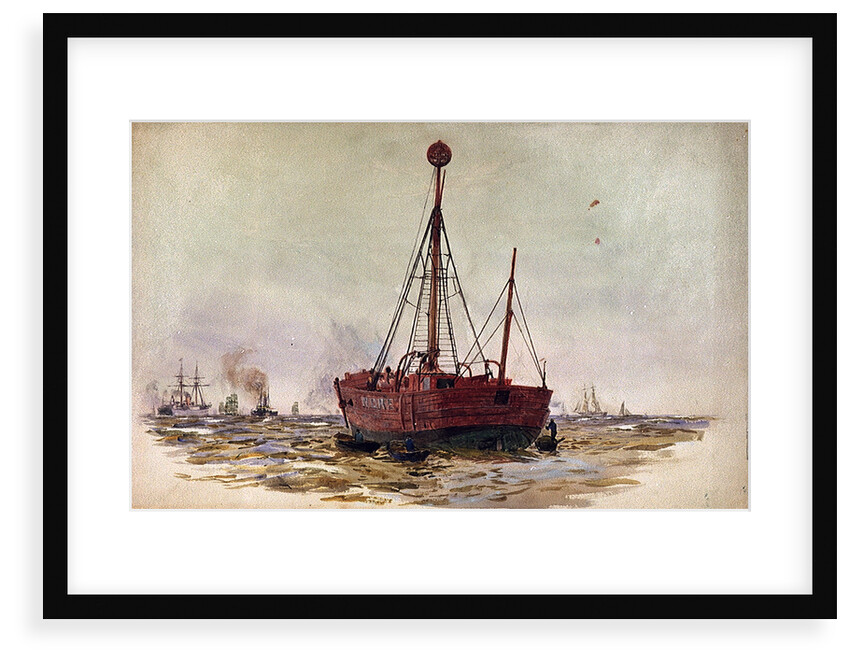 Nore Light ship by William Lionel Wyllie