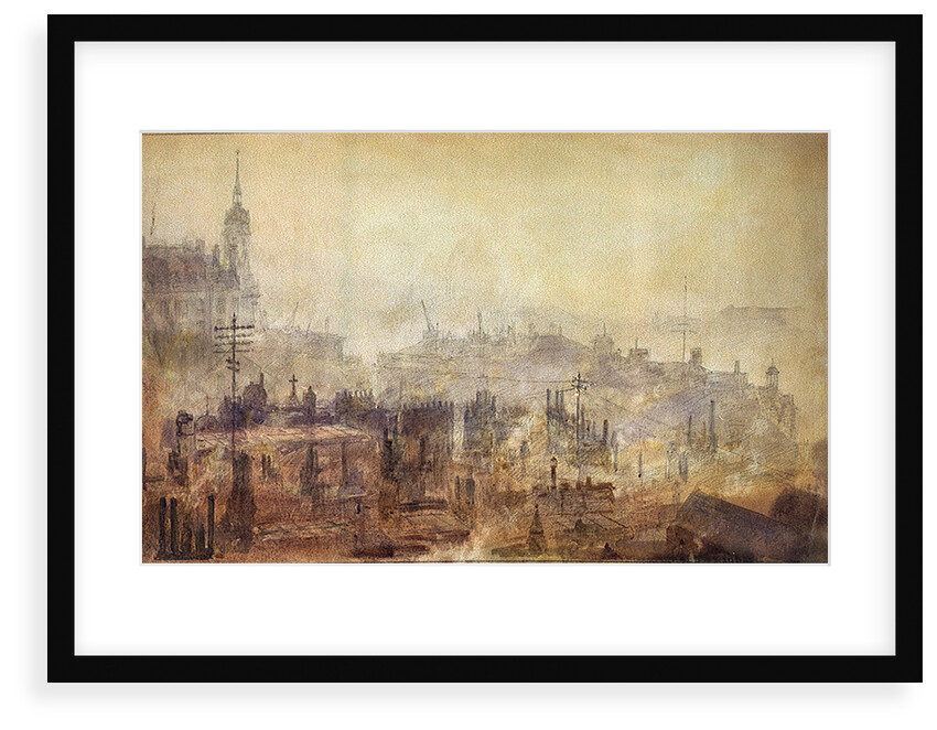 Roofs of London by William Lionel Wyllie