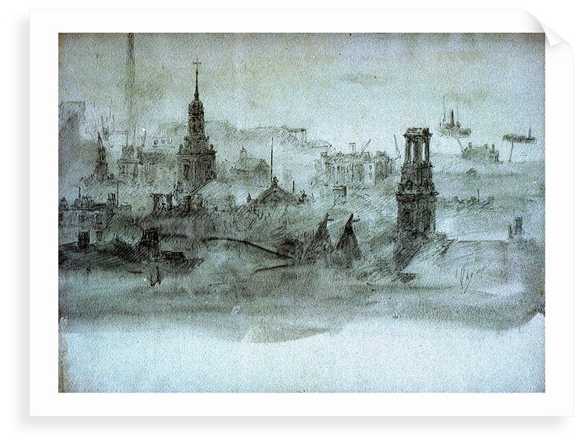 Spires and chimneys by William Lionel Wyllie