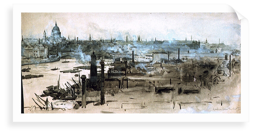 London from the Shot Tower by William Lionel Wyllie