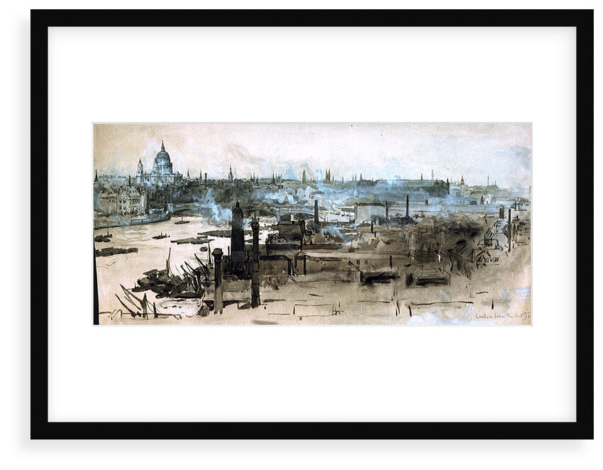 London from the Shot Tower by William Lionel Wyllie