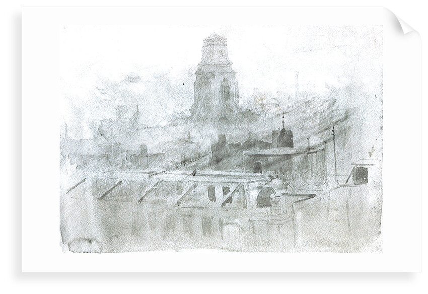 P.L.A. Buildings by William Lionel Wyllie