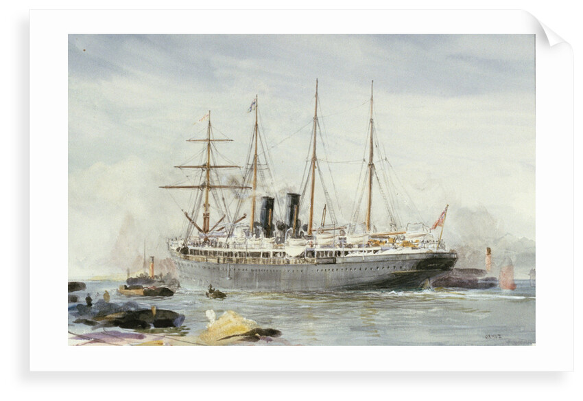 The Ormuz, Orient Line by William Lionel Wyllie