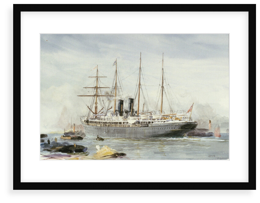 The Ormuz, Orient Line by William Lionel Wyllie