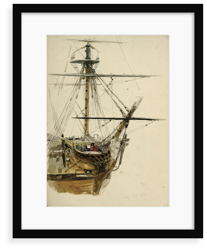 'Victory', lost in 1744 by Wyllie William Lionel