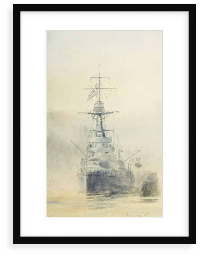 HMS 'King George V' by William Lionel Wyllie