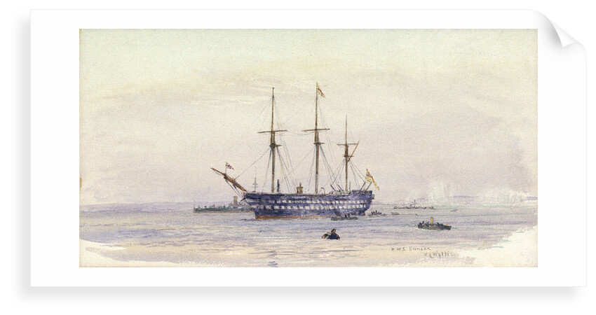 HMS 'Duncan' by William Lionel Wyllie