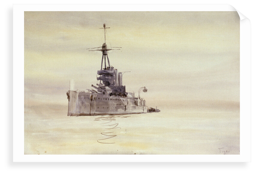 HMS 'Tiger' by William Lionel Wyllie