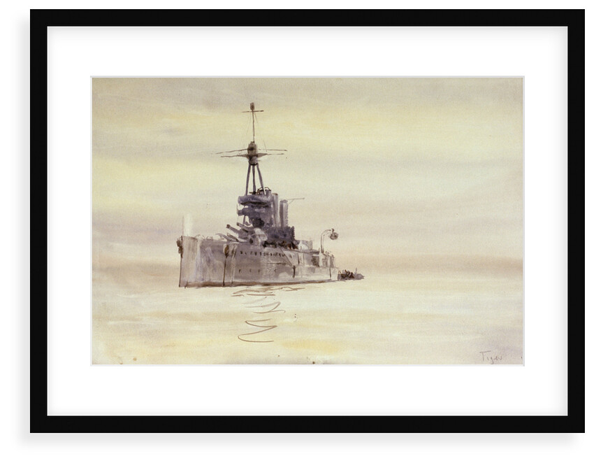 HMS 'Tiger' by William Lionel Wyllie