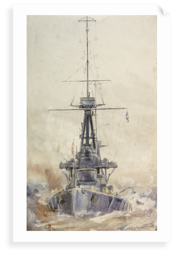 HMS 'Indefatigable' by William Lionel Wyllie