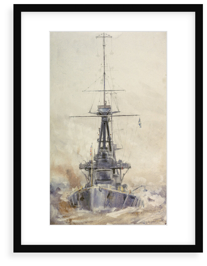 HMS 'Indefatigable' by William Lionel Wyllie