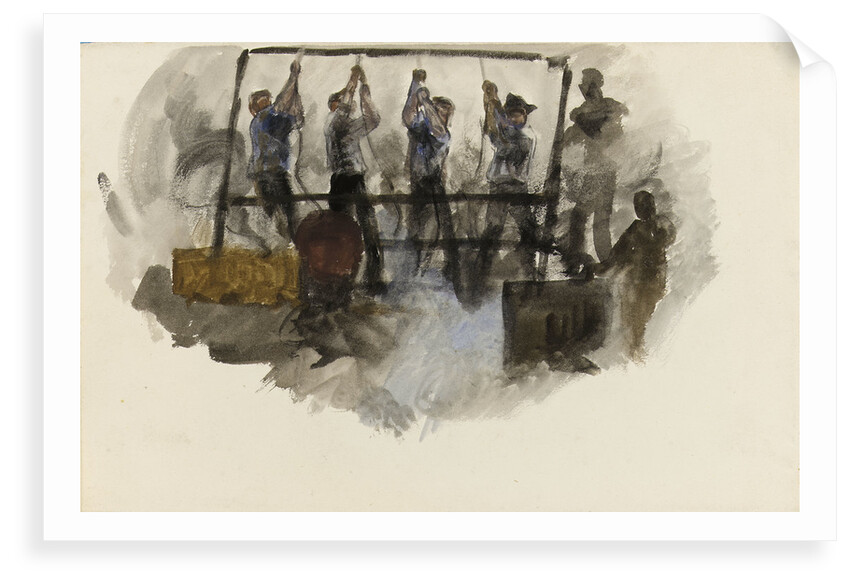 Loading coal? by William Lionel Wyllie