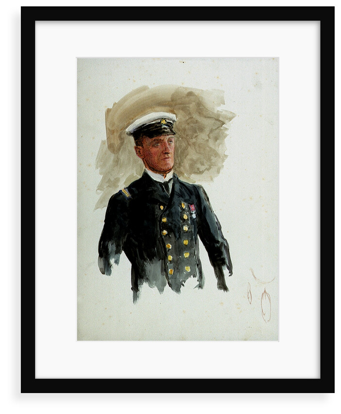 Portrait of a naval officer by William Lionel Wyllie