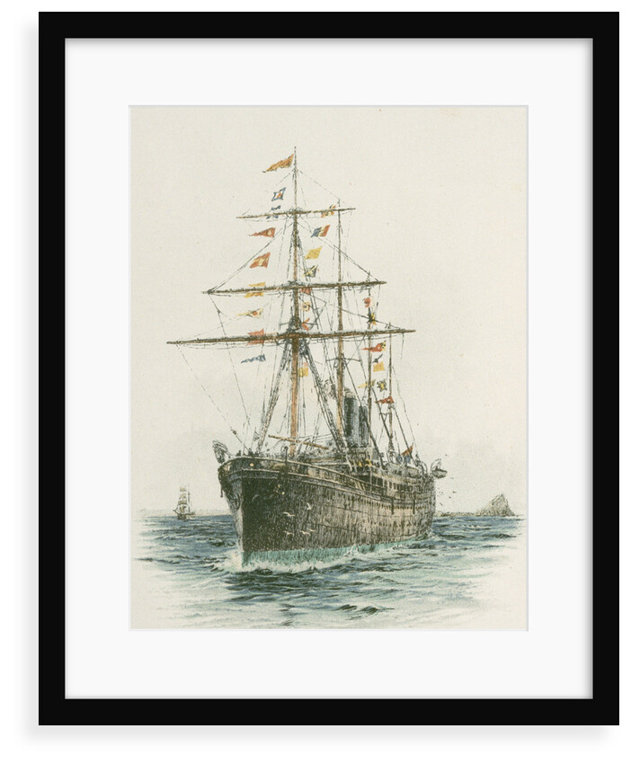 Orient Line passenger vessel Austral by William Lionel Wyllie