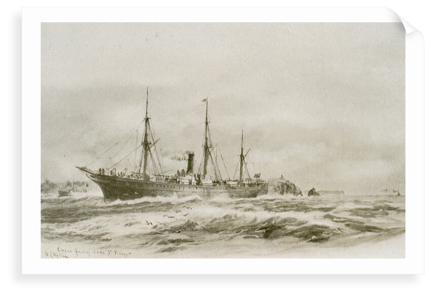 'Cuzco' rounding Cape St. Vincent by William Lionel Wyllie