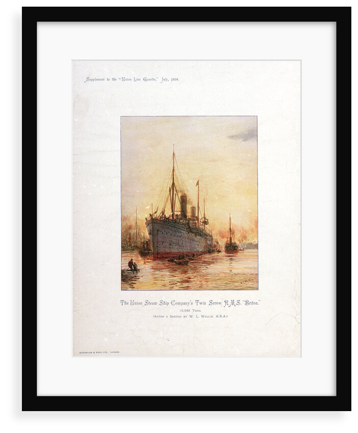 RMS 'Briton' by William Lionel Wyllie