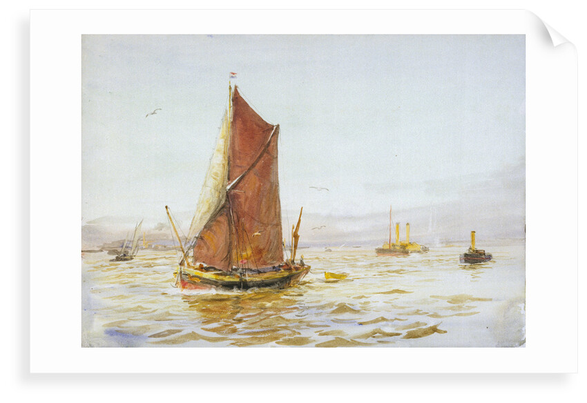 Barge by William Lionel Wyllie