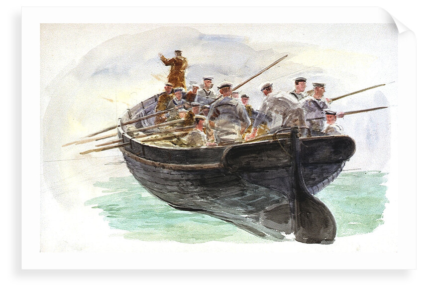 Boat's crew by William Lionel Wyllie