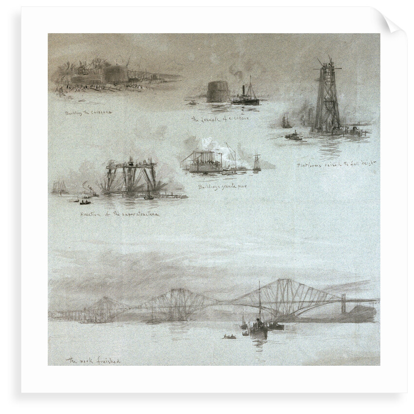 Forth Bridge by William Lionel Wyllie