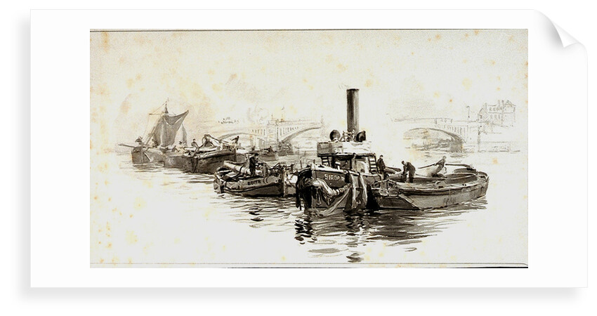 Sirdar tug by William Lionel Wyllie