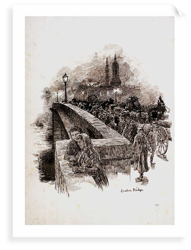 London Bridge by William Lionel Wyllie