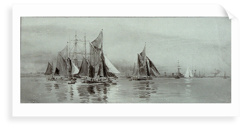 Thames Barges by William Lionel Wyllie