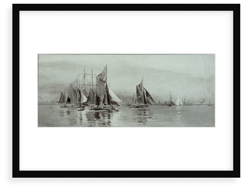 Thames Barges by William Lionel Wyllie